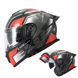 DOT Approved Full Face Racing Motorcycle Helmet Anti Fog Lens Unisex Modular Flip up Motorcycle Helmets Casco Abatible Para Moto