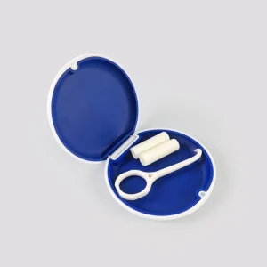 Dental Aligner Case Mouth Guard Box Denture Tray Sealer Retainer with Mirror