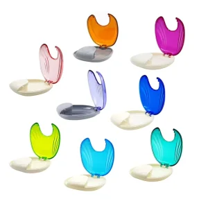 Denture Case Box Container Braces Mouthguard Pocket Care Guard Mouth Storage Teeth False Partial Cups Bath Plastic