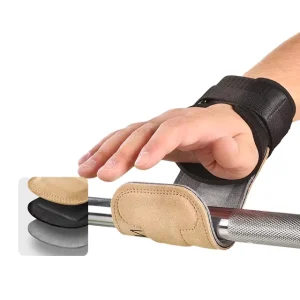 Direct Factory Supply Cowhide Gym Gloves Anti Slip Automatic Leather Palm Guard Comprehensive Protection Unisex Strength