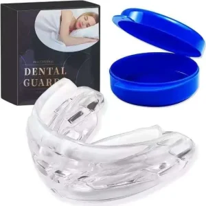 Double Braces Mouth Guard Dental Guard Dental Tray for Anti-snore with Upper and Lower Teeth Protection No Boiling Require