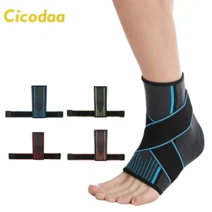 Double Pressure Straps Sports Support Elastic Bands Nylon Pressurization Ankle Brace