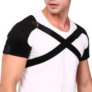 Double Shoulder Support Shoulder Wrap Protector Shoulder Strap Brace for Outdoor Hiking Lifting Sports
