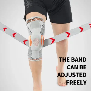 Double Strap Sport Knee Pad Side Stabilizers Adjustable Compression Knee Brace Support with Bandage Knee Support Brace