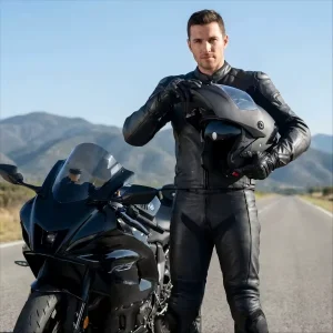 Dual Visor 3C Certified Modular Flip Up Adult Motorcycle Helmet Built in Intercom for E Scooter Riding Safety