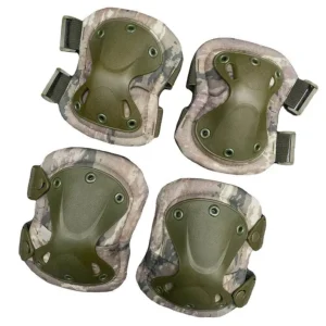 Durable Anti fall Thickened Cushion Safety Pads Tactical Training Hard Shell Shock Absorption Adjustable Sports Elbow Knee Pads