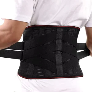 Durable Breathable Lower Back Brace Waist Lumbar Support Belt for Waist Pain Relief