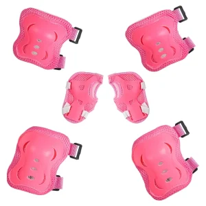 Durable Kids Protective Gear Set Support For Skating Cycling Bike Scooter Safety 3 In 1 Pads With Wrist Guards