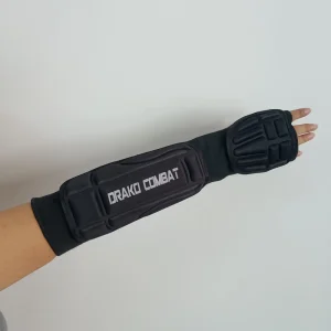 Durable Knitting Black Customized Thicken Karate Arm Guard