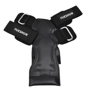 Durable Rubber Full Palm Guard Wrist Support Gym Training Power Non-Slip Hand Grips Crossfit Lifting Palm Protector for Fitness