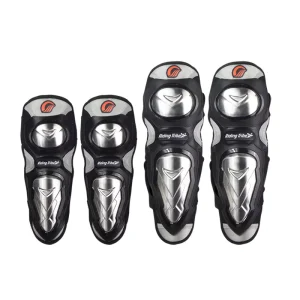 Durable Thickened Crash Proof Riding Guards Four piece Set Motorbike Knee Elbow Safety Protection Gear