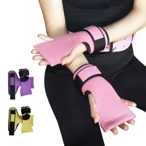 Durable Ultra Fiber Fitness Wrist Guard Hard Palm Protection Pull up Bench Press Training Belt