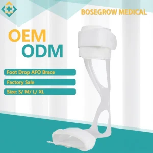 Dynamic AFO Foot Drop Brace with Inversion Control for Dorsiflexion Assist and Active Gait Correction
