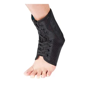 E Life E ANC050 Breathable Mesh Fabric Orthopedic Medical Ankle Stabilizer Lace up Foot Ankle Brace Support