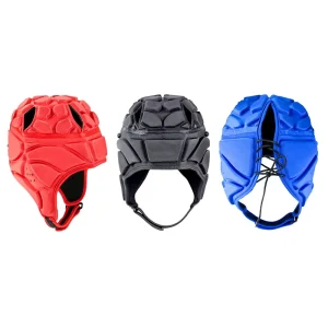 EACH British Style Rugby Helmet EVA Material Crash Pitcher Training Gear Modular Soft Soccer Head Guard and Goalkeeper Hat