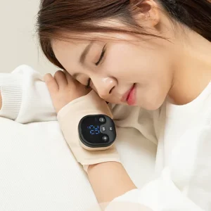 EMS Electric Wrist Pain Massage Belt Smart Heating Adjustable Compression Brace for Tenosynovitis Fatigue Relief Home Office Use
