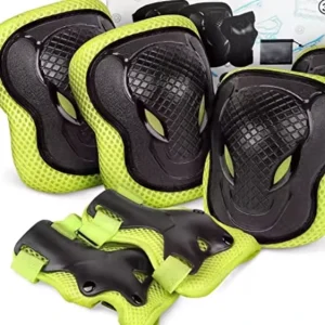EN14120 Standard Children’s Roller Skating Safety Kit Flexible PP Strong Shell Helmet Knee Pads Elbow Pads Protector