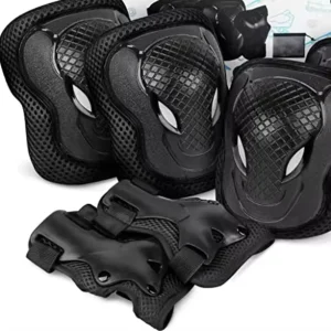 EN14120 Standard Strong Shell PP Elbow and Knee Pads Protective Gear Skate Set for Kids Roller Skating Sports