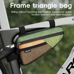 ESLNF Road Bike Mountain Bike Triangle Bag Crossbar Top Tube Bag Waterproof Storage Tool Bag Bicycle Bag Cycling Equipment