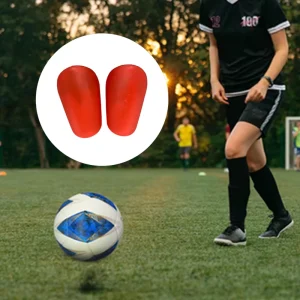 EVA Material Mini Shin Guards for Soccer Players Portable Customized Sizes with Your Own Design for Sports Safety