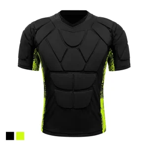 EVA Padded Football Compression Padded Shirt Moisture Wicking Body Armor Sports Safety Protective Wear