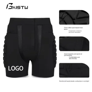 EVA Padded Shorts Protective Hip Butt Guard Skating Gear Protective Padded Short Pants