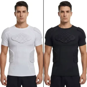 EVA Padding Absorbs Impact Shirt Integrated Padded Body Protector Apparel for Competition Sports Safety