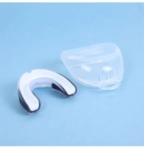 EVA Soft Boil Bite Eco Friendly Durable Mouth Guard Gum Shield for All Contact Sports with Storage Solution