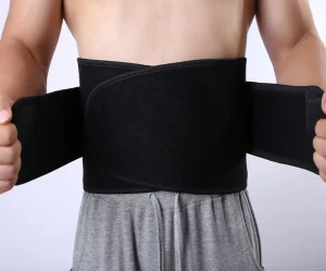 Easily Adjusted Back Support Belt with Double Strap System
