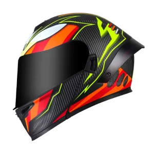 Ece22.06 Flip up Helmet with Double Visors Venom Helmet