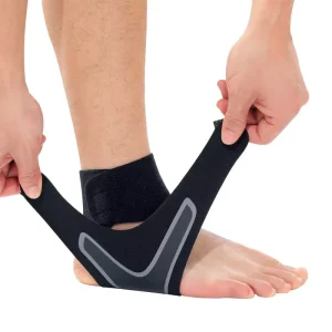 Elastic Ankle Support Brace Compression Wrap Double Straps Basketball Running Sports Ankle Protector Tobilleras Deportivas