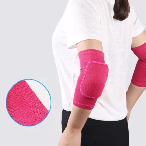 Elastic Arm Sleeve Elbow Pads Thickened EVA Foam Elbow Support Brace Protectors Guard for Children Basketball Volleyball Sport