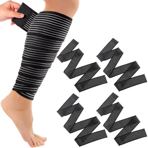 Elastic Breathable Adjustable Sports Support Knee Elbow Wrist Ankle Hand Calf Knee Leg Brace Shin Guard