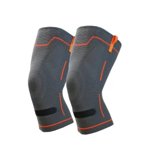 Elastic Breathable Compression Knitted Nylon Sports Knee Protector Guard Support Brace for Knee Pain Relief