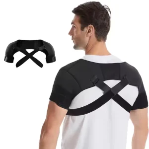 Elastic Breathable Sports Shoulder Protector Shoulder Brace Pads for Men