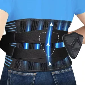 Elastic Breathable Waist Lumbar Lower Back Support Belt Men Women Adult Sciatica Pain Relief Brace Comfortable Back Belly Brace