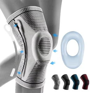 Elastic Compression Knee Support Professional Knee Protector for Men Women Running Cycling Hiking Basketball Fitness Spring
