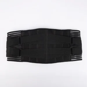 Elastic Double Compression Polyester Waist Support Belt Fitness Mesh Breathable Sports Lumbar Brace Strength Support