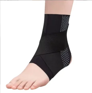 Elastic Gym Weightlifting Ankle Brace Gear Foot Wraps Orthopedic Ankle Support for Fitness Sports