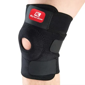 Elastic Knee Pad Support Brace Adjustable Knee Support Protector Safety Knee Sleeve for Basketball