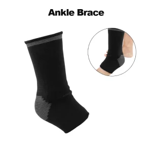 Elastic Knitted Ankle Brace Compression Ankle Support Sleeve Anti sprain Ankle Protector Custom Logo OEM ODM