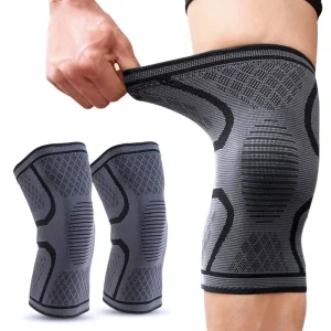 Elastic Nylon Sport Compression Running Sports Knee Support Compression Brace Sleeve for Running Exercise Fitness