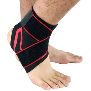 Elastic Safety Running Basketball Sport Ankle Support Brace Fitness Foot Heel Wrap Bandage