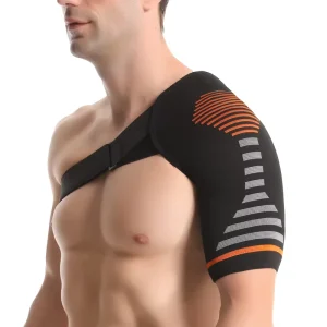 Elastic Shoulder Protector Brace Joint Pain Injury Adjustable Weightlifting Support Sports