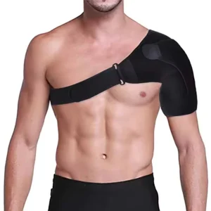 Elastic Shoulder Protector Brace for Joint Pain Injury Custom Adjustable Weightlifting Shoulder Support Belt