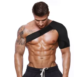 Elastic Shoulder Protector Brace for Joint Pain Injury Custom Adjustable Weightlifting Shoulder Support Belt