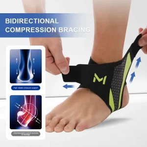 Elastic Sprain Foot Sleeve Ankle Support Breathable Nylon Compression Ankle Brace For Men And Women Sports Protect Arthritis