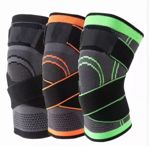 Elastic Weave Knee Pads Knee Brace Compression Sleeve Protector for Arthritis Sports