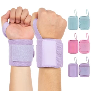 Elastic Wrist Support Lifting Straps Wraps Guards Weightlifting Gym Protective Bands Nylon Cross Training Bandages Brace