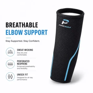 Elbow Hand Guard Sports Injury Protection Breathable Sweat-wicking Perforated Neoprene Unisex Fitness Comprehensive